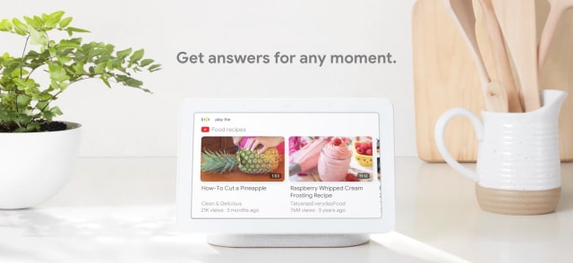Google Unveils &#039;Home Hub&#039; to Compete With Echo Show [Video]