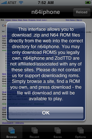 ZodTTD Releases N64 Emulator for the iPhone
