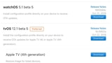 Apple Seeds watchOS 5.1 Beta 5 and tvOS 12.1 Beta 5 to Developers [Download]