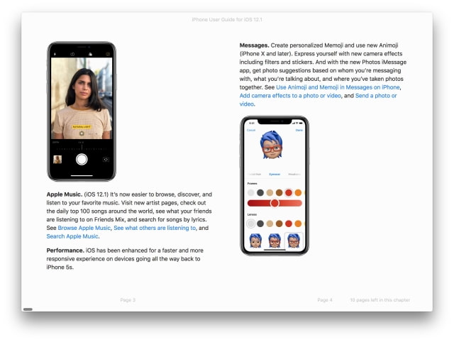 Apple Posts User Guide for iOS 12.1, Confirms Group FaceTime, Dual SIM Support, More