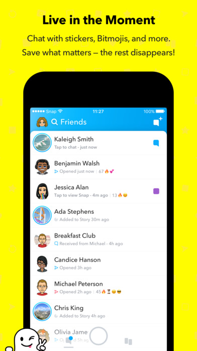 Snapchat Now Integrated With Native Phone App on the iPhone