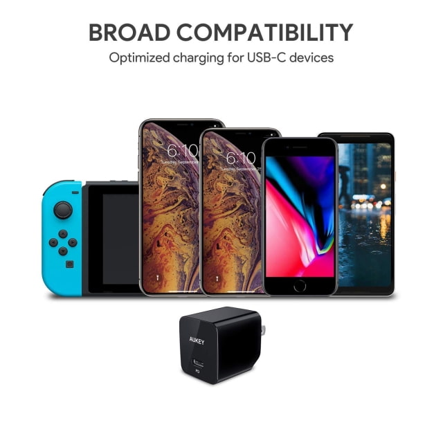 Aukey 18W USB-C Charger On Sale for 50% Off [Deal]