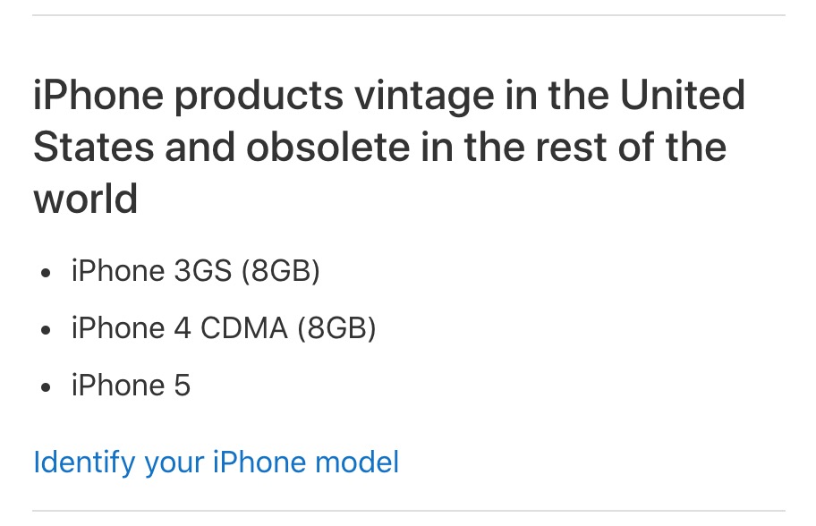 The iPhone 5 is Now Vintage in the U.S. and Obsolete in the Rest of the World