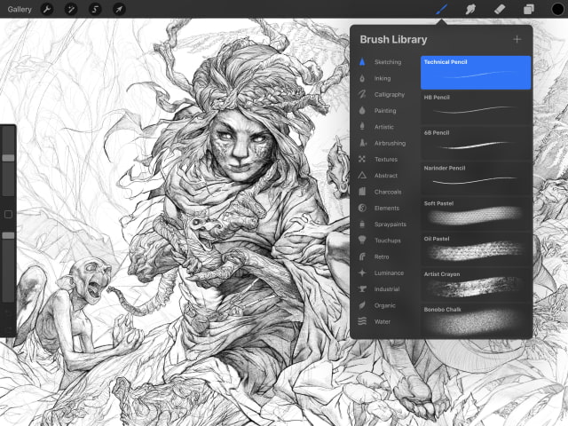 Procreate Gets a Major Update With QuickShape, Gallery Preview, More