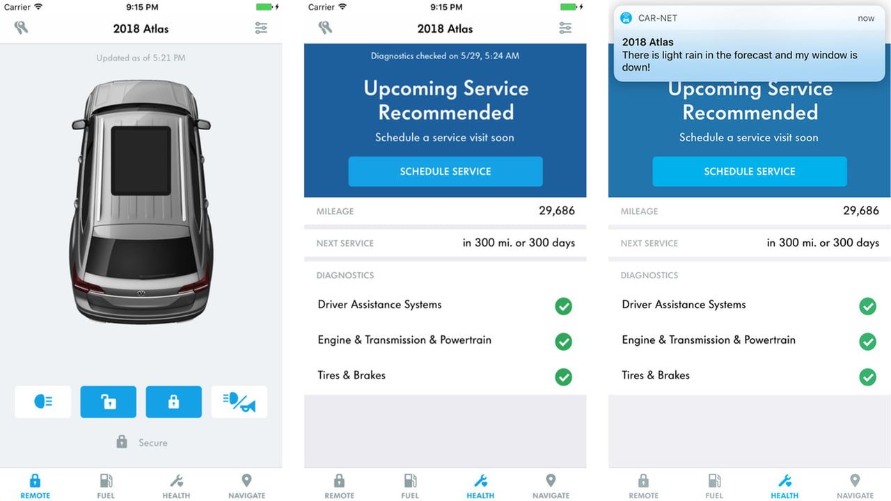 Volkswagen Vw Car Net App Now Lets You Use Siri To Lock And Unlock Your Vehicle Check Mileage More Implicit System