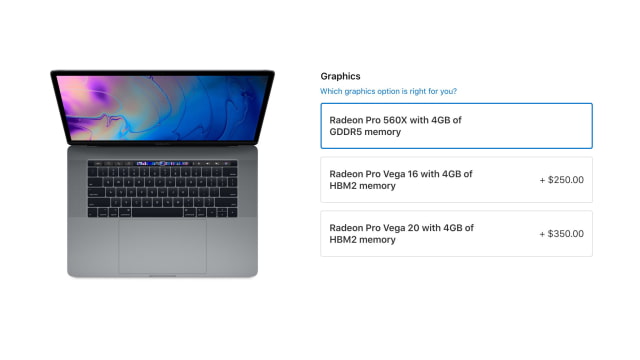 Apple Updates Macbook Pro With Powerful New AMD Radeon Pro Vega GPU Options