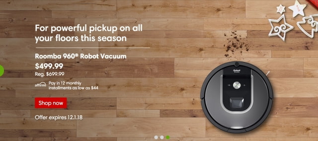 iRobot Roomba 960 Robot Vacuum with Wi-Fi On Sale for 40% Off [Deal]