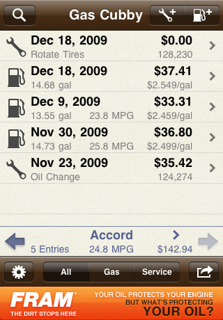 Free Sponsored Edition of Gas Cubby