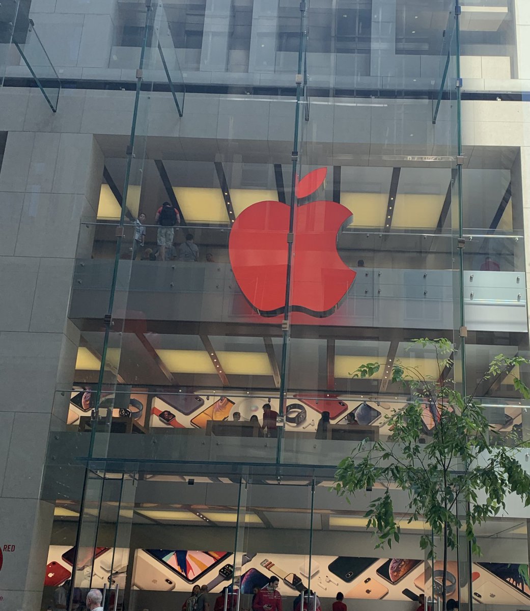 Apple Store Logos Turn Red for World AIDS Day