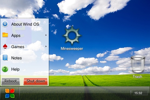 Wind OS Simulates Windows on Your iPhone