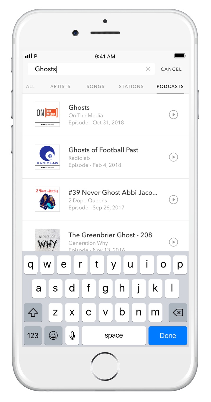 Pandora Gets Podcasts