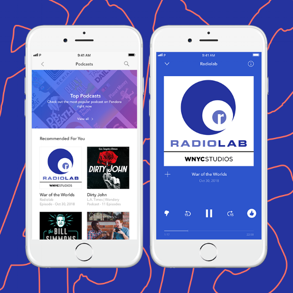 Pandora Gets Podcasts