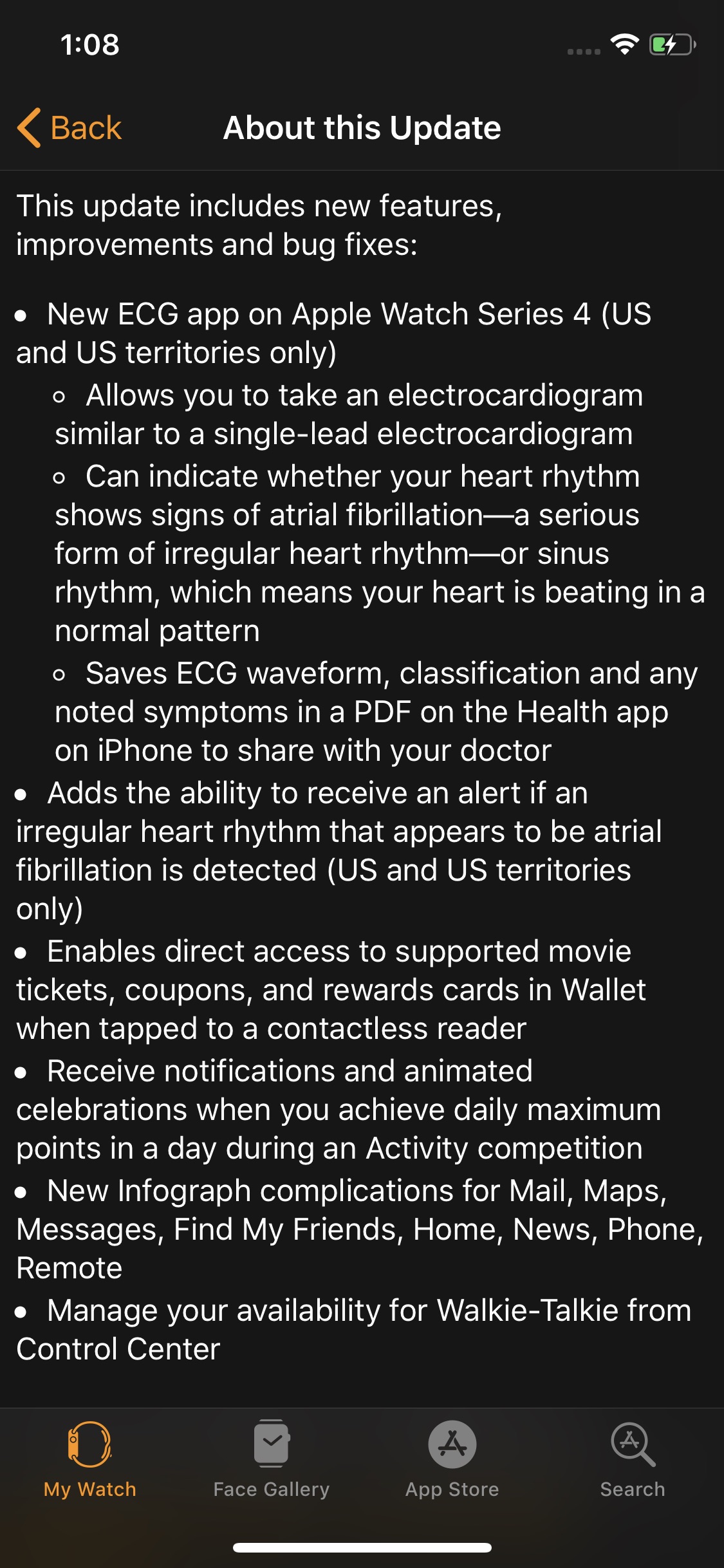 Apple Releases watchOS 5.1.2 With ECG App, Irregular Heart Rhythm Alerts, More
