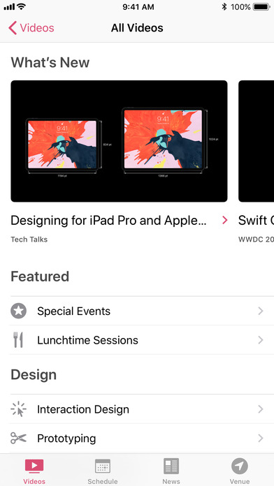 WWDC App Gets Today Widget, Support for New iPad Pro, More