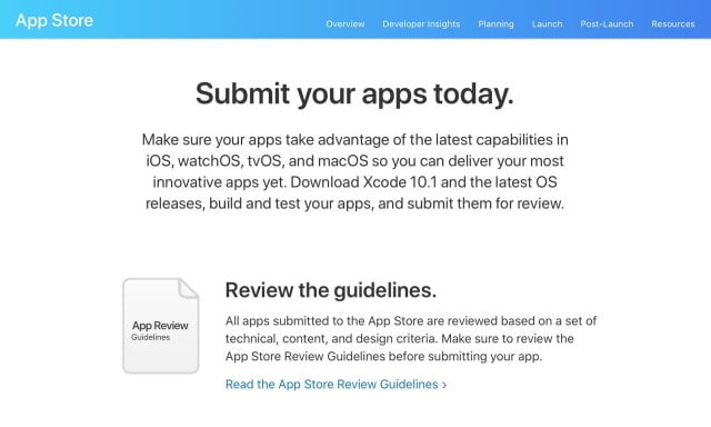 App Store Connect 2018 Holiday Schedule