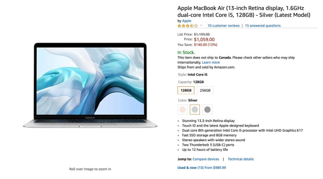 Get $140 Off the New MacBook Air [Deal]
