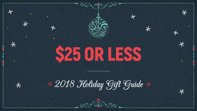 Holiday Gift Guide 2018: $25 or Less