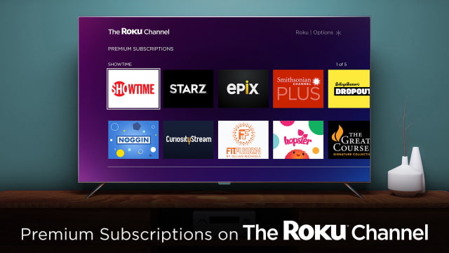 Roku Announces &#039;Premium Subscriptions&#039;