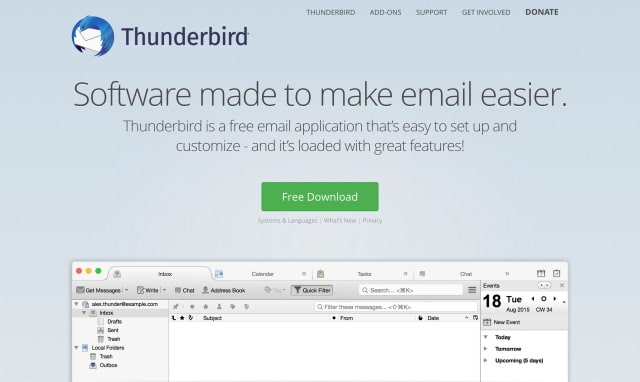 Mozilla Announces Plans to Make Thunderbird Faster and More Beautiful in 2019
