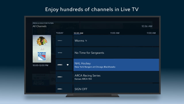 Spectrum TV App Released for Apple TV With Support for Zero Sign On