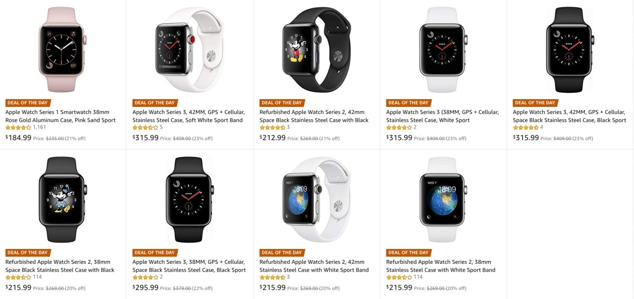 Refurbished Apple Watches On Sale as Amazon's Deal of the Day iClarified