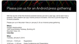 Google to Host Android Event January 5th [Nexus One Launch?]