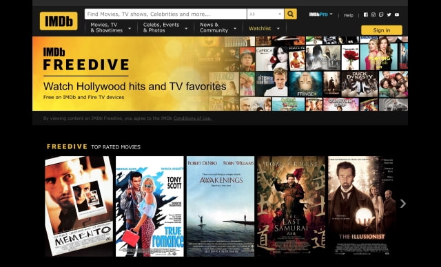 Amazon Launches Ad-Supported &#039;IMDb Freedrive&#039; Streaming Video Service