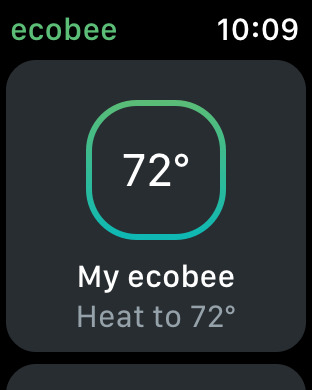 Ecobee Releases New App for Apple Watch