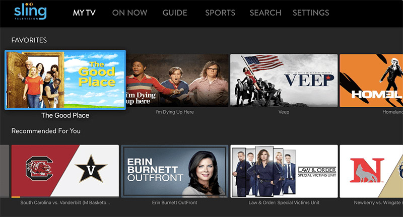 Sling TV Gains Personalized Recommendations on Apple TV