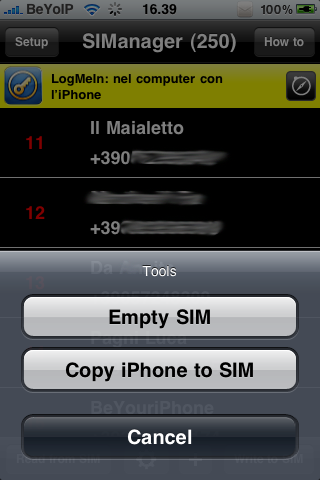 SIManager 1.4 Menambahkan Opsi untuk Menyalin Semua iPhone Kontak ke SIM