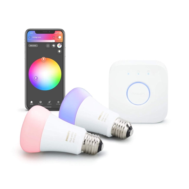 Philips Hue Smart Bulb Starter Kit (2-Pack) On Sale for $99.99 [Deal]