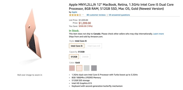 Get $300 Off Gold MacBook Air With 512GB SSD [Deal]