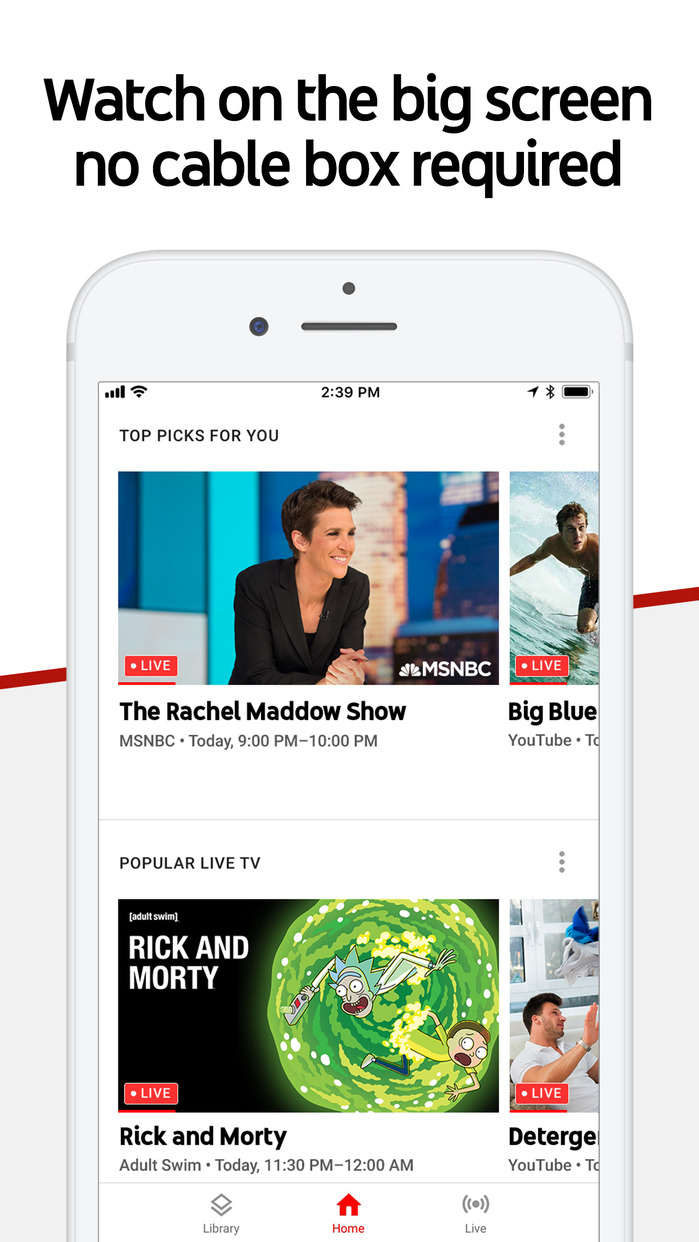 YouTube TV Goes Nationwide Just in Time for the Super Bowl