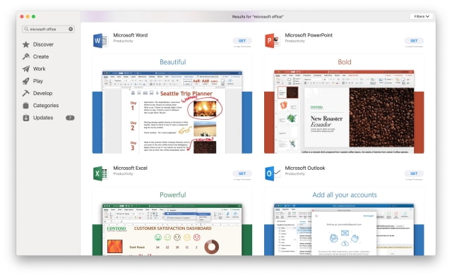 Microsoft Office is Now Available on the Mac App Store [Download]