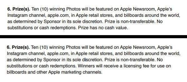 Following Criticism, Apple Will Now Pay Winners of its &#039;Shot on iPhone&#039; Photography Contest