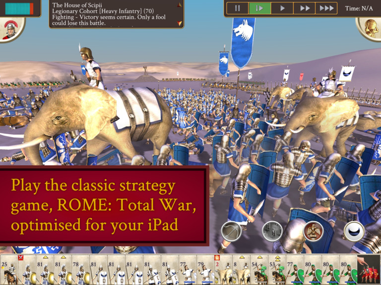 ROME: Total War for iOS Updated With 8 More Playable Factions, Support for 11-inch iPad Pro, More