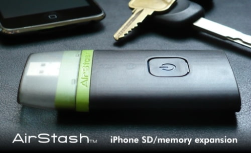 AirStash to Expand iPhone Storage Wirelessly