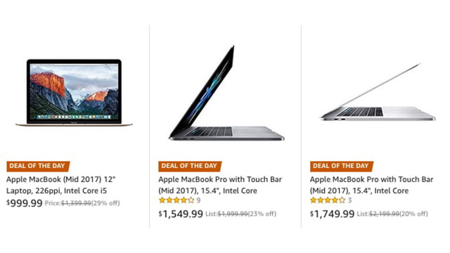 Refurbished 2017 MacBook and MacBook Pros On Sale for Up to $450 Off