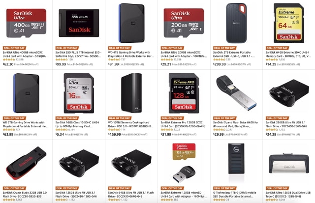 Huge Sale Brings All Time Low Prices on SanDisk and WD Storage [Deal]