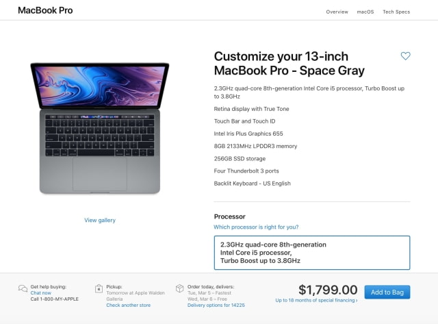 Get $300 Off Apple&#039;s 13-inch MacBook Pro With Touch Bar [Deal]