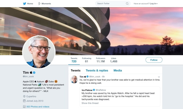 Tim Cook Changes His Twitter Name to &#039;Tim Apple&#039; After President Trump&#039;s Slip Up [Video]