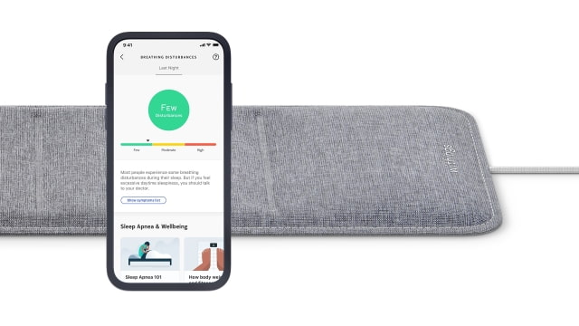 Withings Sleep Mat Now Detects Breathing Disturbances to Help Users Recognize Signs of Sleep Apnea