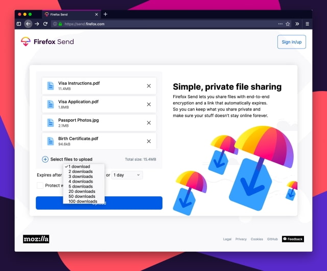 Mozilla Introduces Firefox Send for Sharing Large Files With Ease [Video]