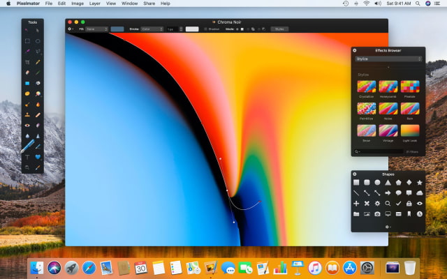 Pixelmator for Mac Gains the Ability to Align and Distribute Layers 