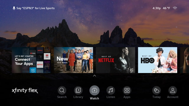 Comcast Announces Xfinity Flex 4K HDR Streaming Platform for $5/Month