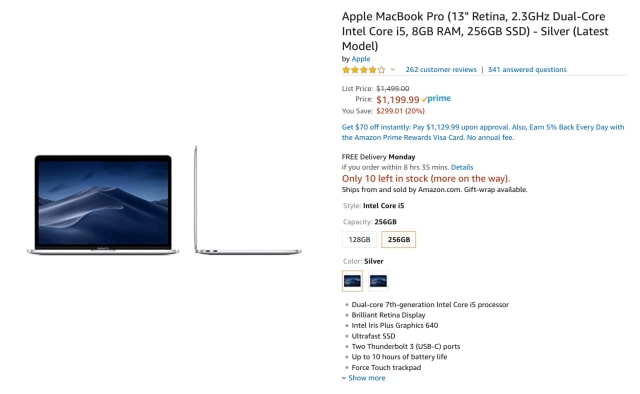 Apple 13-inch MacBook Pro On Sale for 20% Off [Deal]