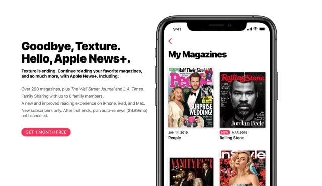 Apple is Shutting Down Texture on May 28th