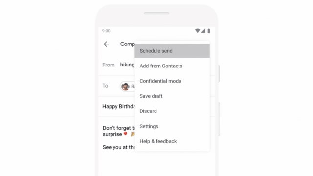 Gmail Now Lets You Schedule Emails to be Sent