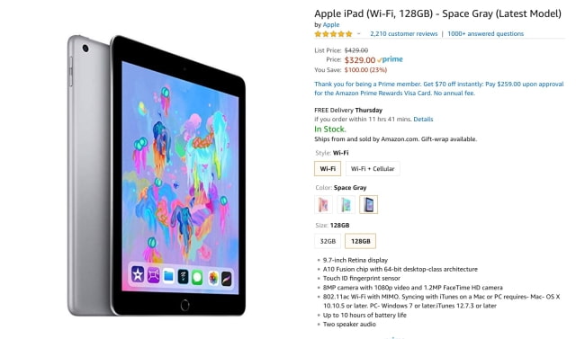 Get $100 Off a New 128GB 9.7-inch iPad [Deal]