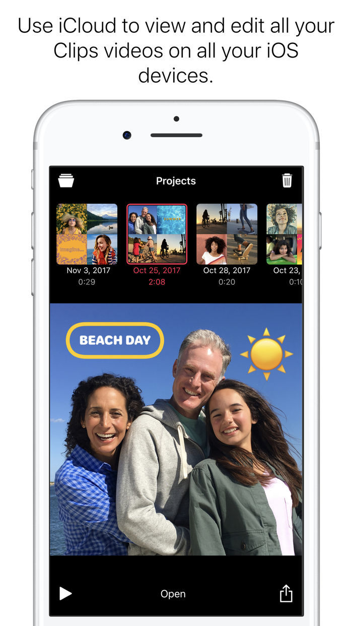 Apple Updates Clips With New Camcorder Filter, Posters, Live Titles, Stickers, More